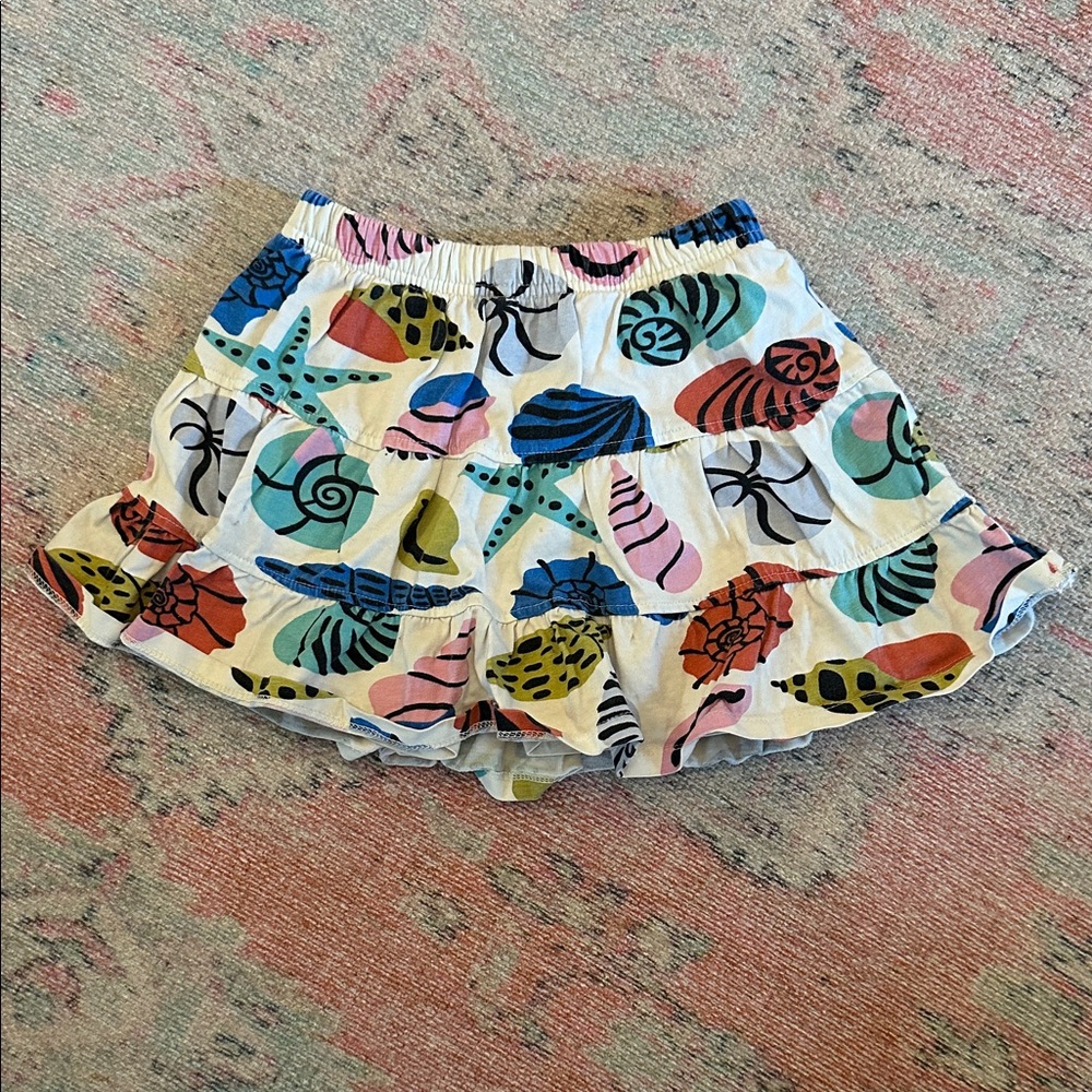 Hanna Andersson Multicolor Seashell Skirt